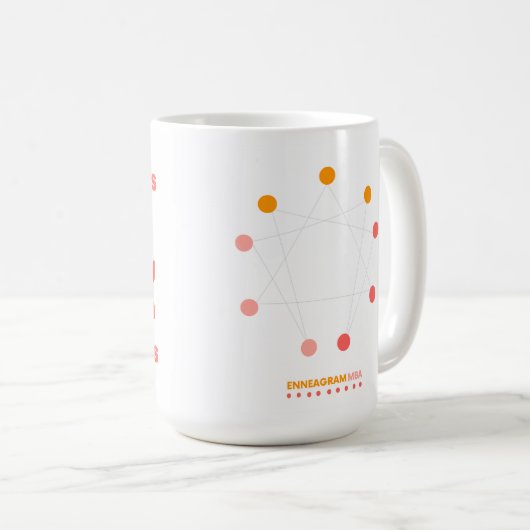 Enneagram Mug Kaffeetasse (VorderseiteRechts)