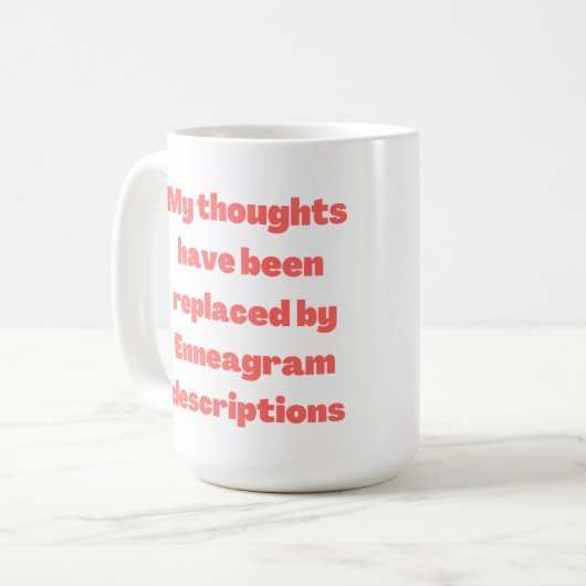 Enneagram Mug Kaffeetasse (Vorderseite Links)