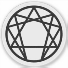 Enneagram (schwarz auf weiß)