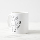 Enneagram Tier-Tasse Kaffeetasse (Vorderseite Links)