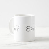 Enneagramm 8w7 Tasse (Vorderseite Links)