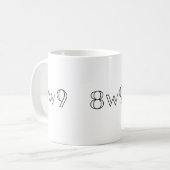 Enneagramm 8w9 Tasse (Vorderseite Links)