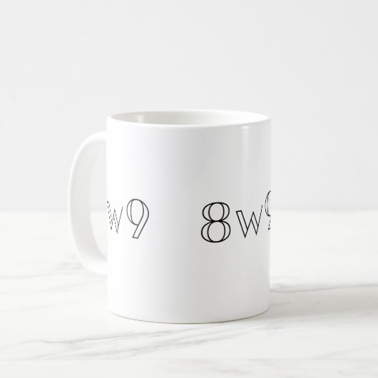 Enneagramm 8w9 Tasse (Vorderseite Links)