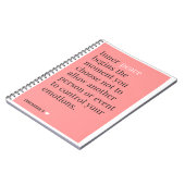 Enneagramm 9 Notebook Notizblock (Linke Seite)