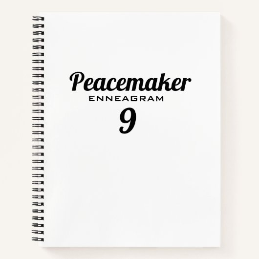Enneagramm-9-Peacemaker-Journal Notizblock (Vorderseite)