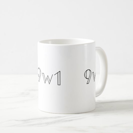 Enneagramm 9w1 Tasse (VorderseiteRechts)