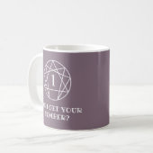Enneagramm Custom Kann ich Ihre Nummer erhalten Kaffeetasse (Vorderseite Links)