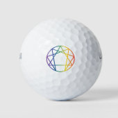 Enneagramm Golfball (Vorderseite)