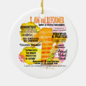 Enneagramm Typ 1 - Ich bin der Reformer Keramik Ornament (Hinten)