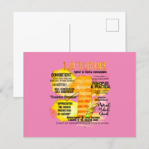 Enneagramm Typ 1 - Ich bin der Reformer Postkarte