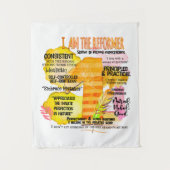 Enneagramm Typ 1 - Ich bin der Reformer Wandteppich (Vorderseite)