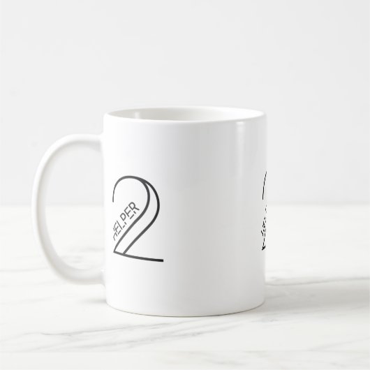 Enneagramm Typ 2 - Die Helper-Tasse Kaffeetasse (Links)