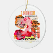 Enneagramm Typ 2 - Ich bin der Helfer Keramik Ornament (Links)