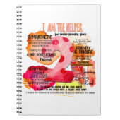 Enneagramm Typ 2 - Ich bin der Helfer Notizblock (Vorderseite)