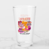 Enneagramm Typ 3 - Ich bin der Achiever Glas (Rückseite)