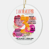 Enneagramm Typ 3 - Ich bin der Achiever Keramik Ornament (Links)