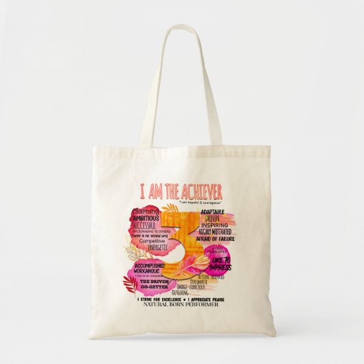 Enneagramm Typ 3 - Ich bin der Achiever Tragetasche (Vorne)