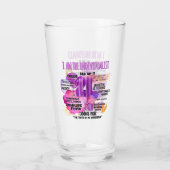 Enneagramm Typ 4 - Ich bin der Individualist Glas (Rückseite)