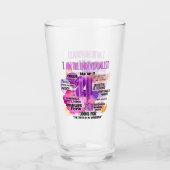 Enneagramm Typ 4 - Ich bin der Individualist Glas (Vorderseite)