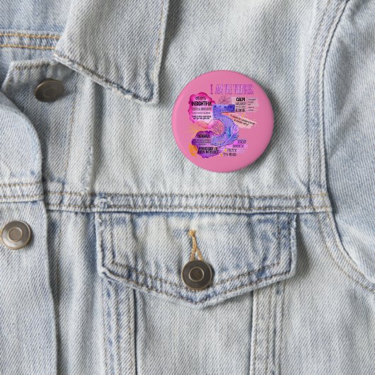 Enneagramm Typ 5 - Ich bin der Denker Button (Beispiel)