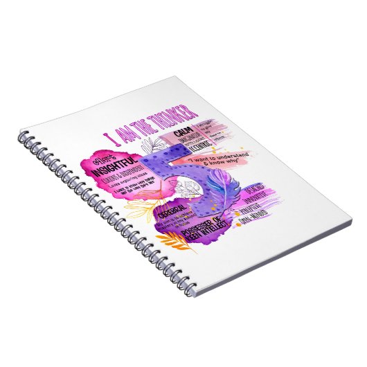 Enneagramm Typ 5 - Ich bin der Denker Notizblock (Rechte Seite)