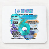 Enneagramm Typ 6 - Ich bin Loyalist Mousepad (Vorne)