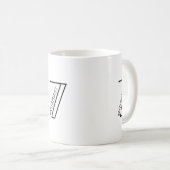 Enneagramm Typ 7 - Die Enthusiasten-Tasse Kaffeetasse (VorderseiteRechts)