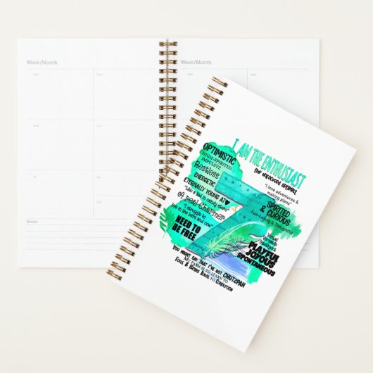 Enneagramm Typ 7 - Ich bin der Enthusiast Planer (Anzeige)