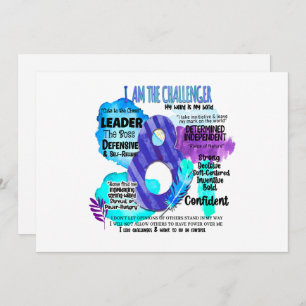 Enneagramm Typ 8 - Ich bin der Challenger Feiertagskarte