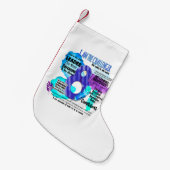 Enneagramm Typ 8 - Ich bin der Challenger Kleiner Weihnachtsstrumpf (Vorderansicht (hängend))