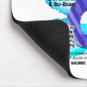 Enneagramm Typ 8 - Ich bin der Challenger Mousepad (Ecke)