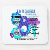 Enneagramm Typ 8 - Ich bin der Challenger Mousepad (Vorne)
