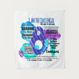 Enneagramm Typ 8 - Ich bin der Challenger Wandteppich