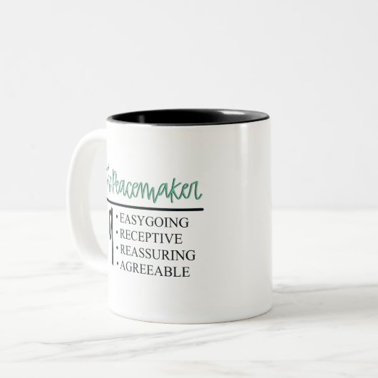 Enneagramm Typ 8 Tasse (Vorderseite Links)