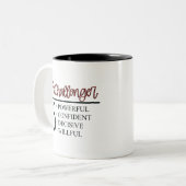 Enneagramm Typ 8 Tasse (Vorderseite Links)