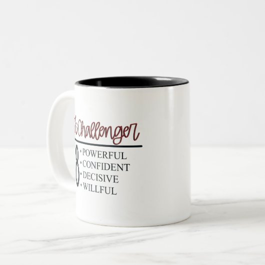 Enneagramm Typ 8 Tasse (Vorderseite Links)