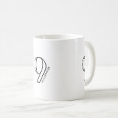 Enneagramm Typ 9 - Die Friedensstifter-Tasse Kaffeetasse (VorderseiteRechts)