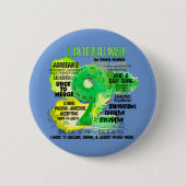 Enneagramm Typ 9 - Ich bin der Friedensstifter Button (Vorderseite)