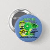 Enneagramm Typ 9 - Ich bin der Friedensstifter Button (Vorne & Hinten)