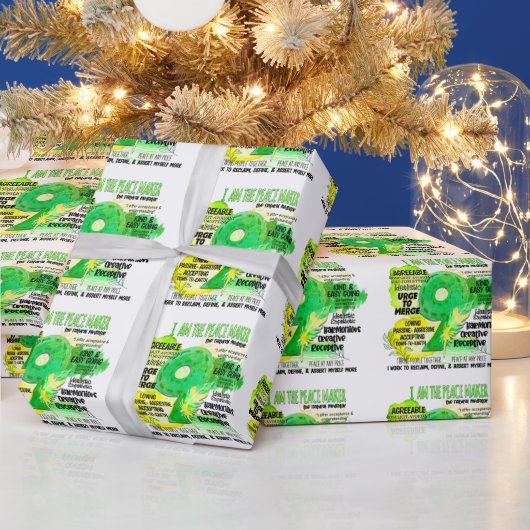 Enneagramm Typ 9 - Ich bin der Friedensstifter Geschenkpapier (Feiertage)