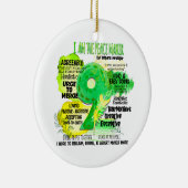 Enneagramm Typ 9 - Ich bin der Friedensstifter Keramik Ornament (Rechts)