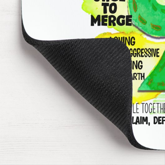 Enneagramm Typ 9 - Ich bin der Friedensstifter Mousepad (Ecke)