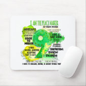 Enneagramm Typ 9 - Ich bin der Friedensstifter Mousepad (Mit Mouse)