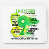 Enneagramm Typ 9 - Ich bin der Friedensstifter Mousepad (Vorne)