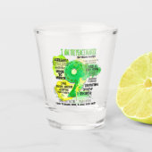 Enneagramm Typ 9 - Ich bin der Friedensstifter Schnapsglas (Vorderseite)