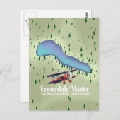 Ennerdale Water , Lake District Reiseplakat Postkarte (Vorne/Hinten)