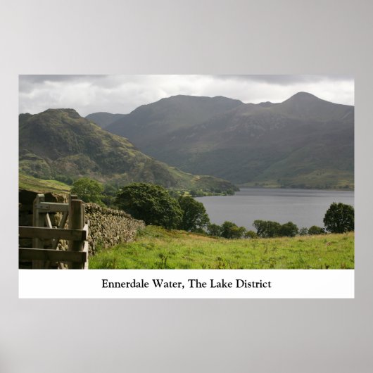 Ennerdale Water, The English Lake District Poster (Vorne)