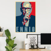 Ennio Morricone Hope Style Dedication Poster (Heimbüro)