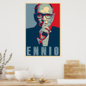 Ennio Morricone Hope Style Dedication Poster (Küche)