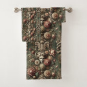 Ennui Elegance - Gotisch Viktorianisch Badhandtuch Set (Insitu)